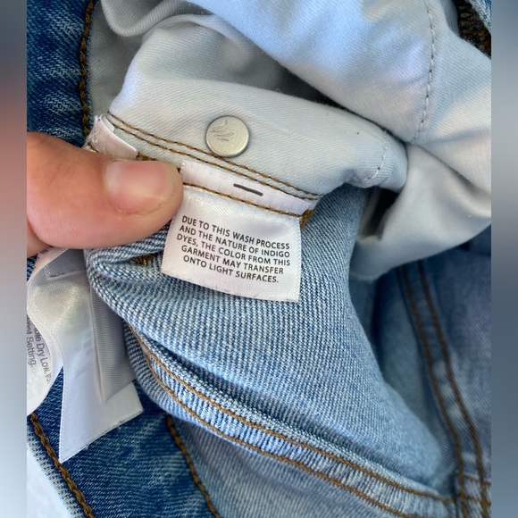 Madewell The Perfect Vintage Crop Wide Leg Jean Denim Casual Women’s 25P - Picture 5 of 10